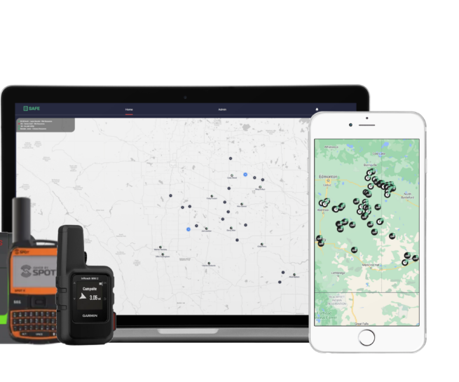 Be Safe app with satellite communicators